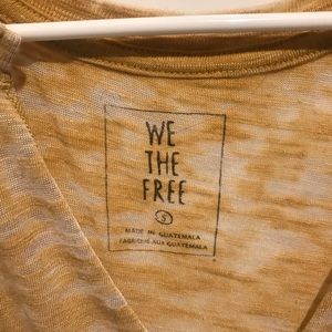 Free People Tops - Free People Jordan Tee gold small Free People Tops - Free People Jordan Tee gold small